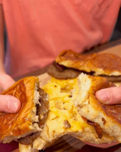 Maple Bacon French Toast Breakfast Sandwiches recipe