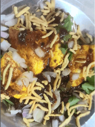 Spicy Paneer Chaat recipe