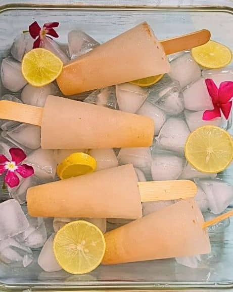 Lemon Ginger Popsicles recipe