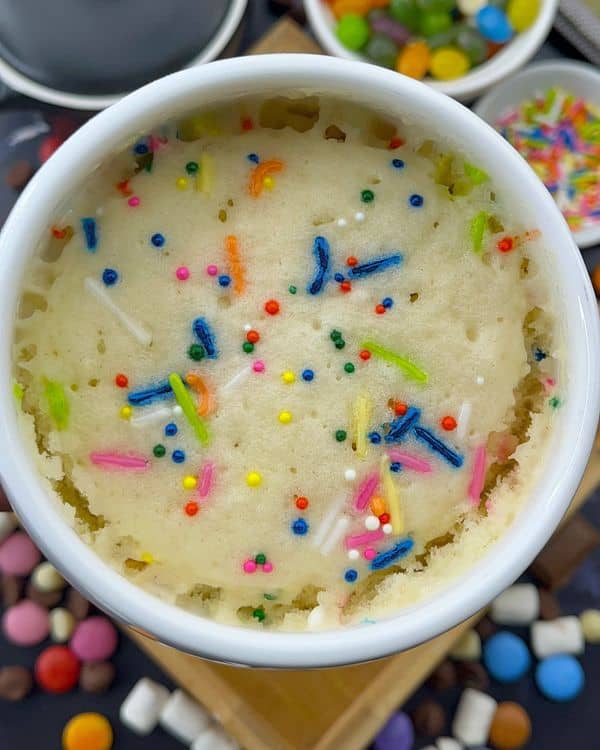 Fluffy Vanilla Butter Mug Cake recipe