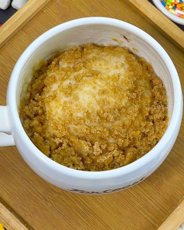 Banana Bread Crumb Mug Cake recipe