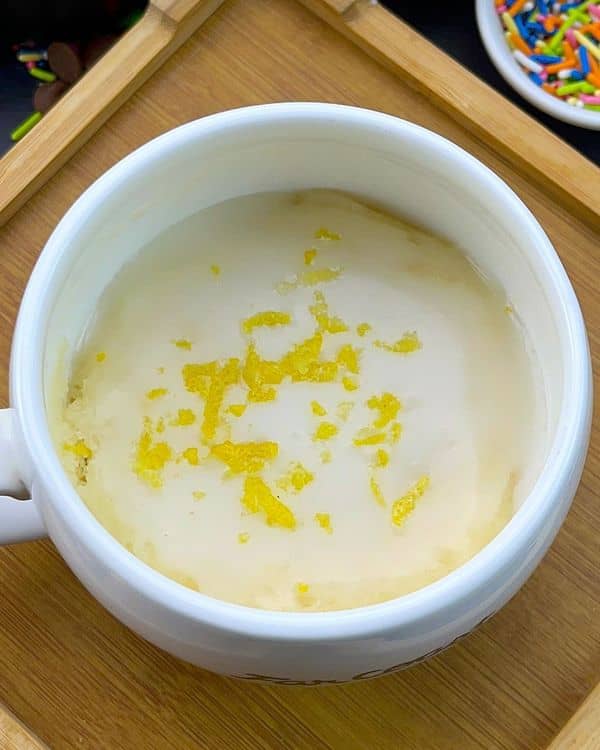 Lemon Pound Mug Cake recipe