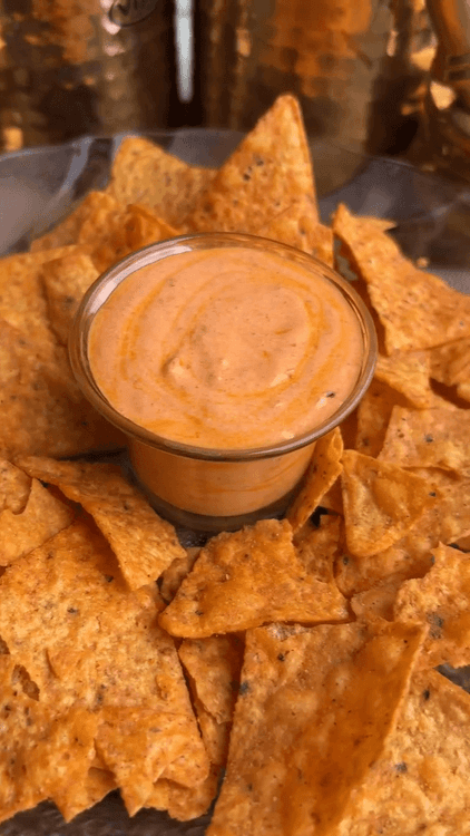 Mirchi Malai Dipping Sauce recipe