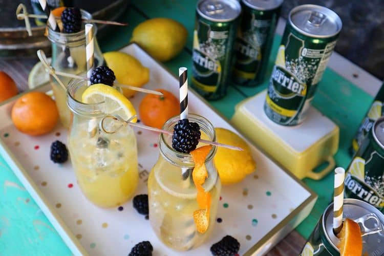 Citrus Blackberry Smashmosa recipe