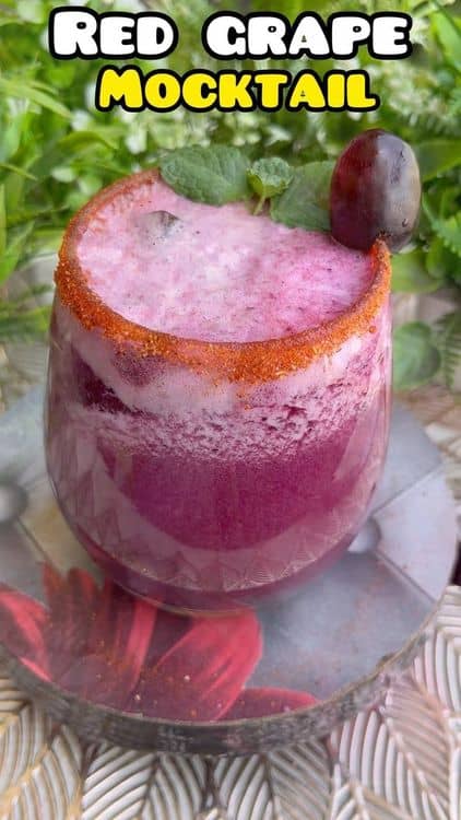 Red Grape Mocktail recipe