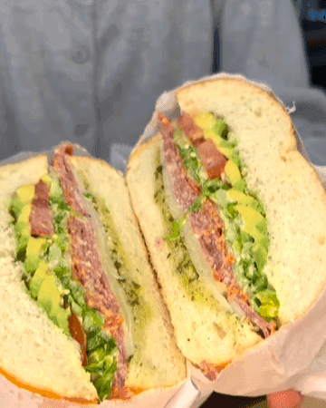 Grinder Sandwich with Pesto recipe
