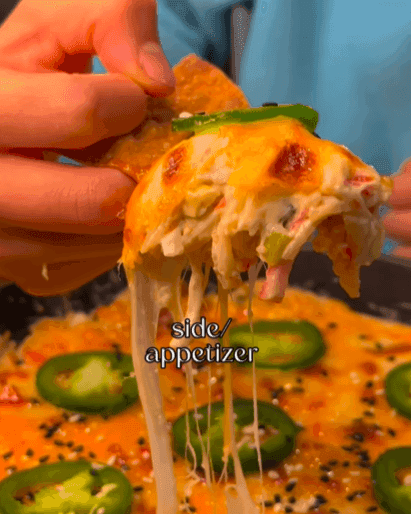 Miso Crab Rangoon Dip with Homemade Corn and Wonton Chips recipe