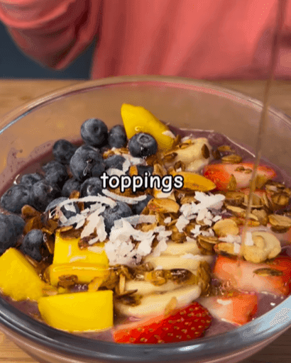 Homemade Açaí Bowls with Granola recipe