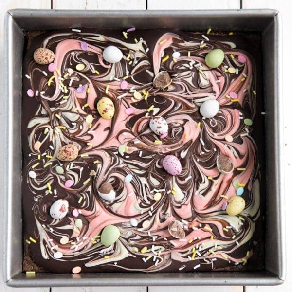 Chocolate Bark Brownies recipe