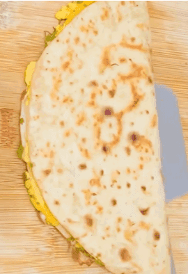 Healthy Besan Chilla Wrap recipe