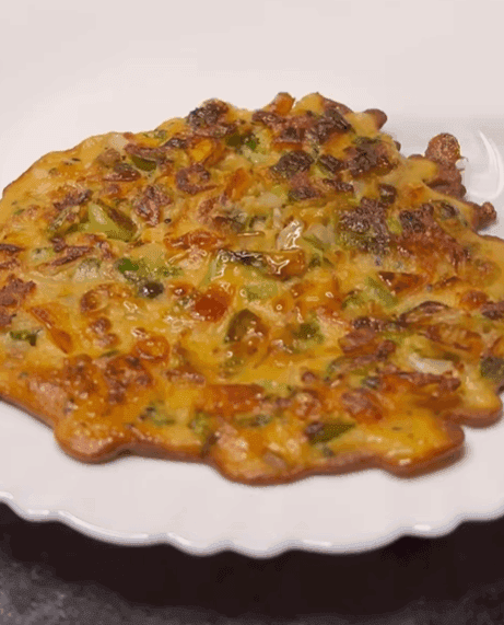 Egg and Veggies Chila recipe