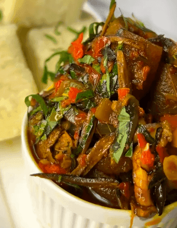 Yam and Palm Oil Sauce recipe