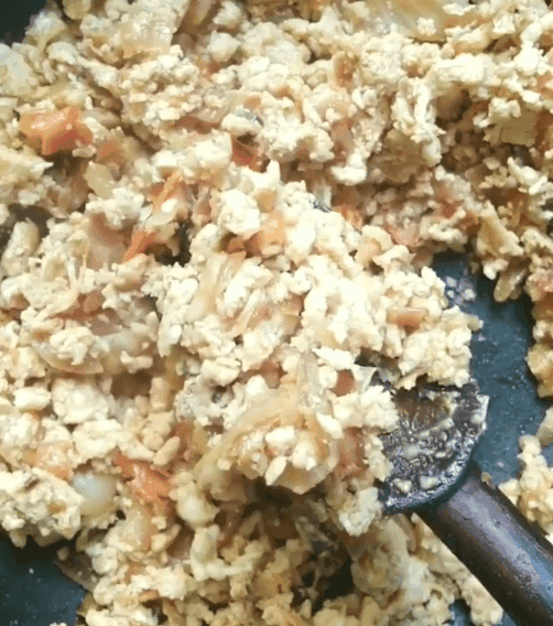 Anda Bhujiya (Scrambled Eggs) recipe