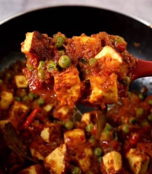 Matar Paneer recipe