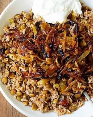 Mujadara (Lentils and Rice with Caramelized Onions) recipe