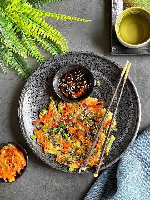 Korean Vegetable Pancakes (Jeon) recipe