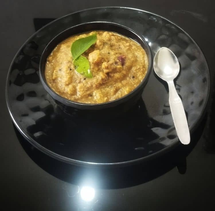 Raw Banana - Yam Erissery / Chena - Kaya Erissery recipe