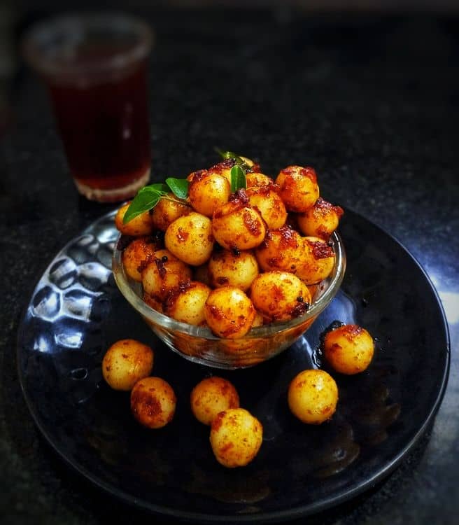 Spicy Steamed Rice Balls recipe