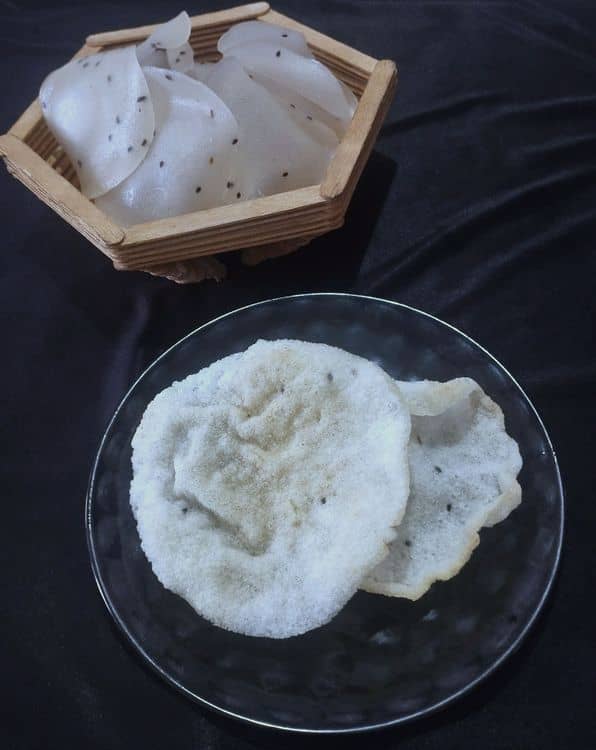 Rice Pappadam recipe