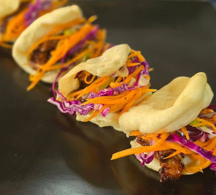 Sticky Pork Bao Buns recipe