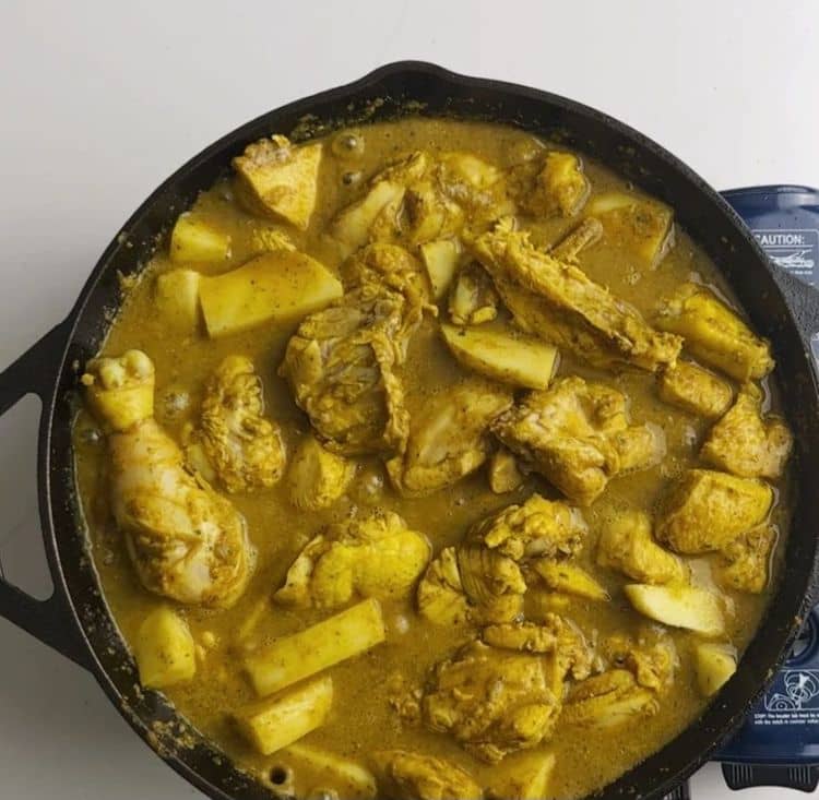 Curried chicken  recipe