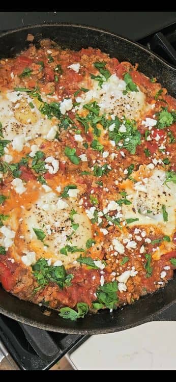 Ground Turkey Shakshuka  recipe