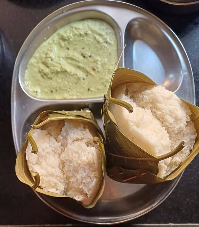Idlis in Jackfruit Leaves 🌿 recipe