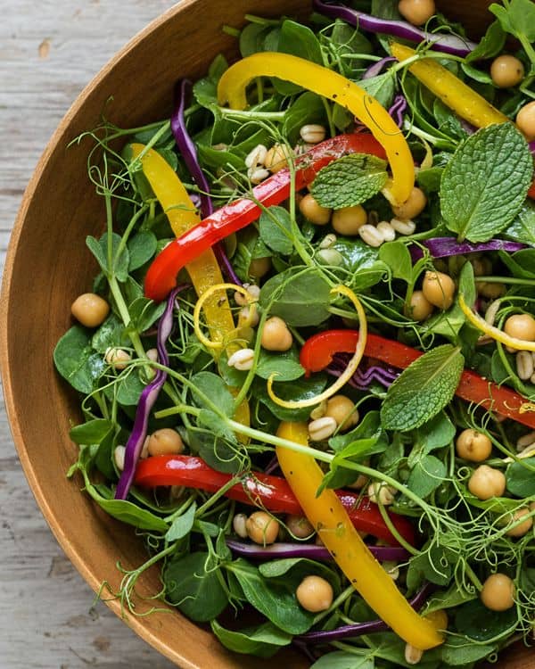 Mediterranean Sprouted Salad recipe