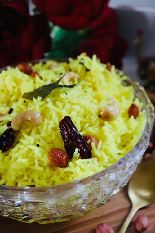 Lemon Rice (Chitranna)  recipe