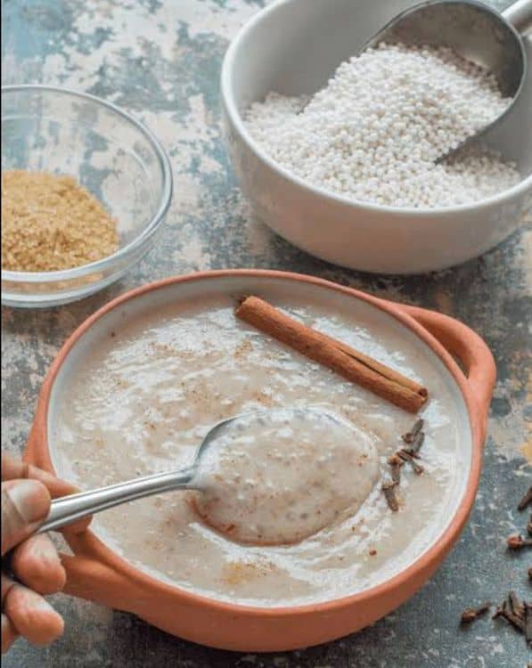 Sago & Quinoa Gluten free porridge  recipe