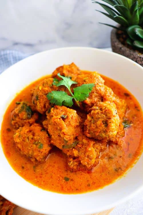 Cabbage Kofta Curry recipe