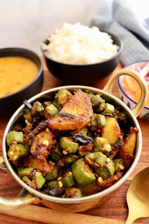 Aloo Bhindi ki Sabzi recipe