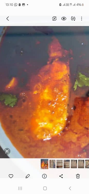 Tangy Tomato Fish Curry recipe