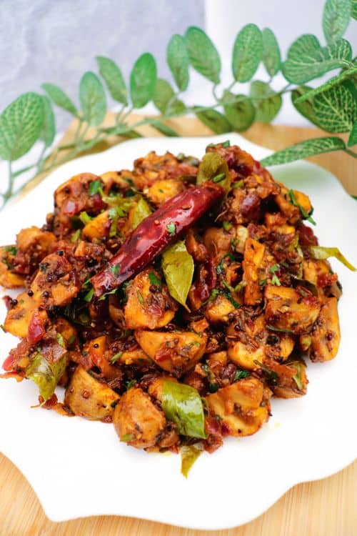 Mushroom Pepper Fry  recipe