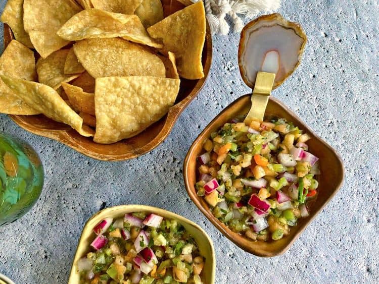 Cantaloupe and Tomatillo Salsa recipe