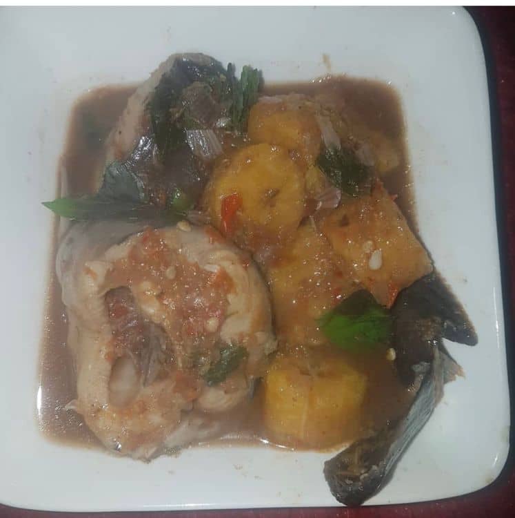 Catfish Pepper Soup with Plantain recipe