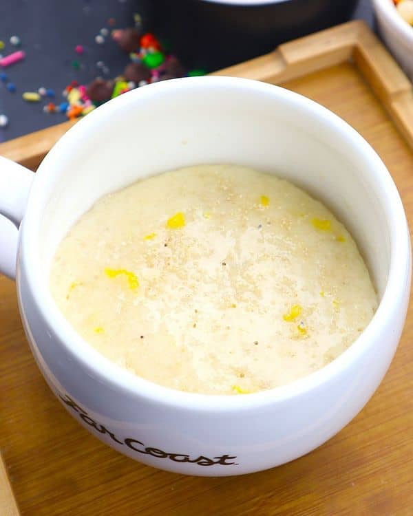 Lemon Poppy Seed Mug Cake| Eggless Lemon Poppy Seed Mug Cake Recipe recipe