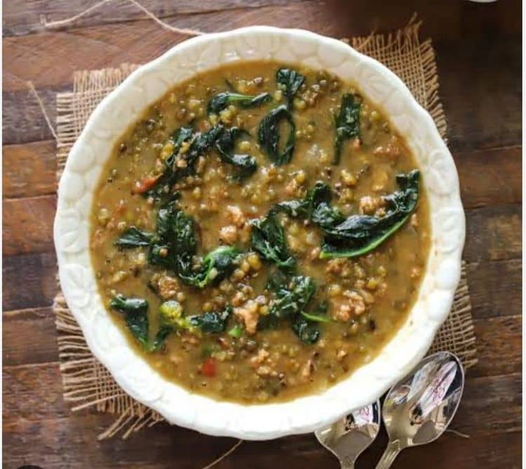 Munggo Guisado (Mung Bean Stew) recipe