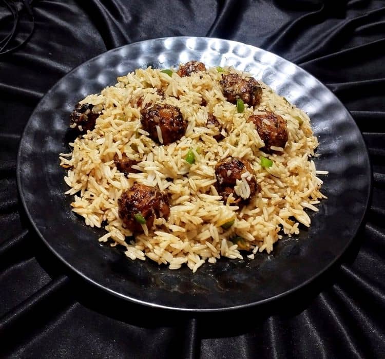 Manchurian Fried Rice recipe