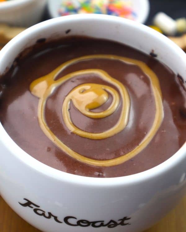 Chocolate Peanut Butter Swirl Mug Cake recipe
