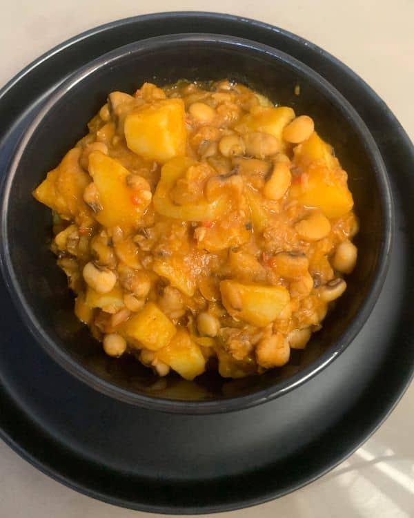 Beans and Irish Potato Porridge recipe