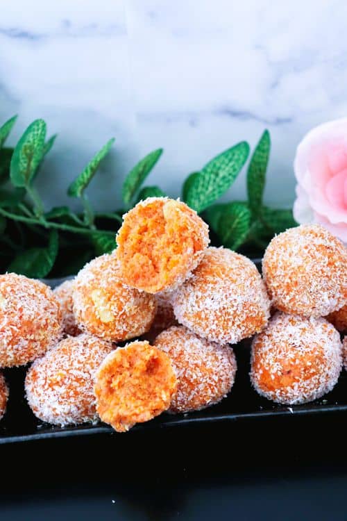Carrot Coconut Ladoo (Truffles) - Sweet Treat  recipe