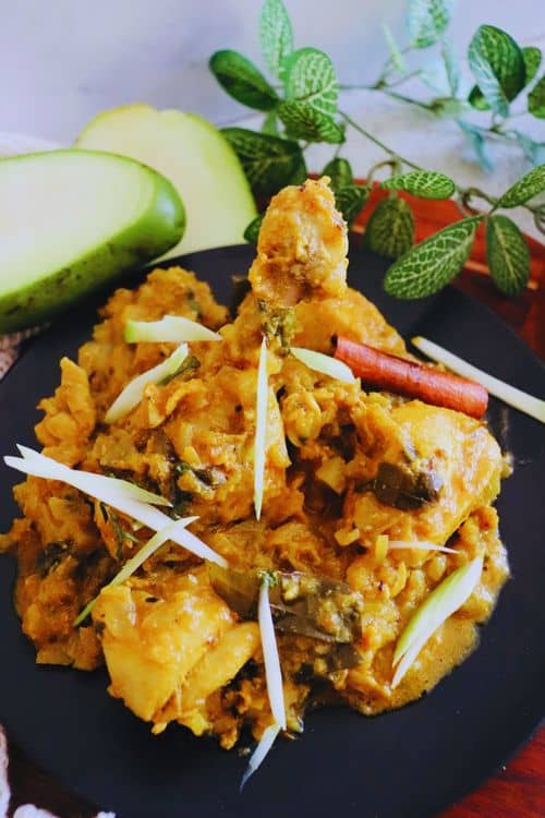 Mango Chicken Curry (Raw Mango Chicken Curry, summer special) recipe