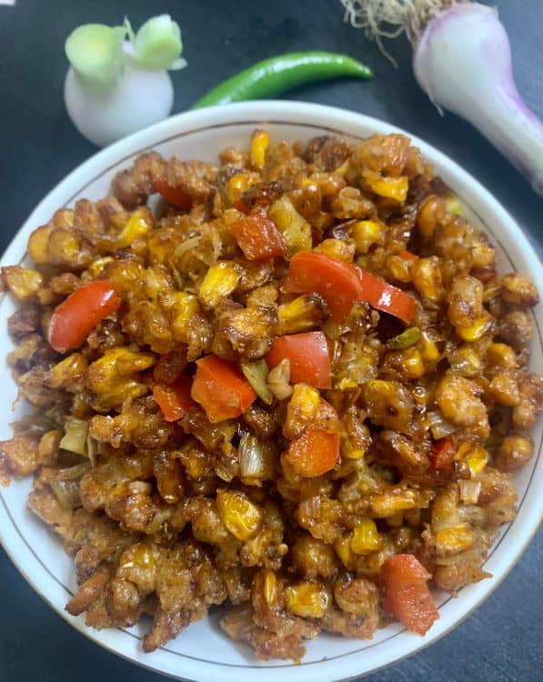 Spicy Fried Corns recipe