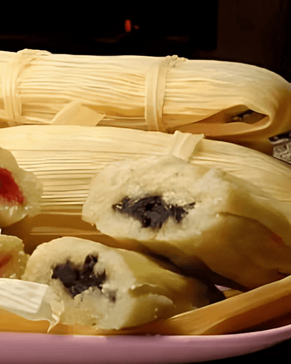 Strawberry and Chocolate Tamales recipe