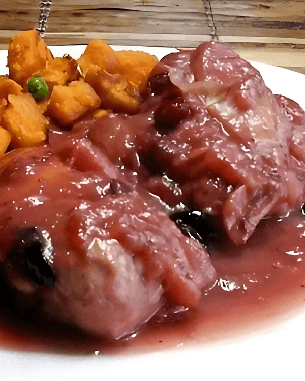 Chicken in Cranberry and Chili Sauce recipe