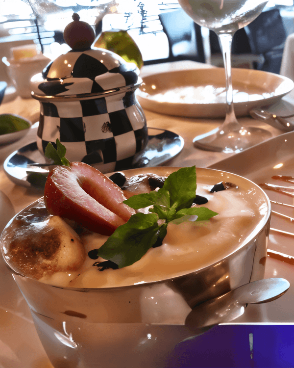 Stale Bread Dessert with Red Fruit Coulis recipe