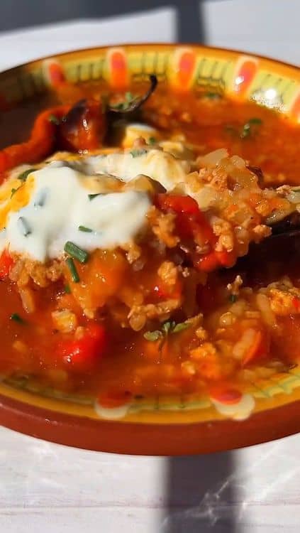 Thirty Minute Stuffed Pepper Soup recipe