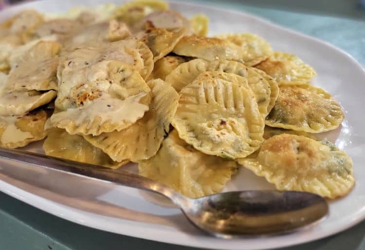 Ricotta & Sundried Tomato & Olive Ravioli recipe