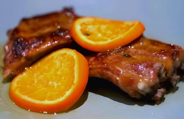 Pork Ribs with Orange Sauce recipe